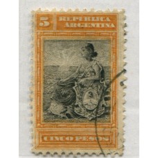 ARGENTINA 1899 GJ 236 ESTAMPILLA FINAMENTE USADA U$ 11